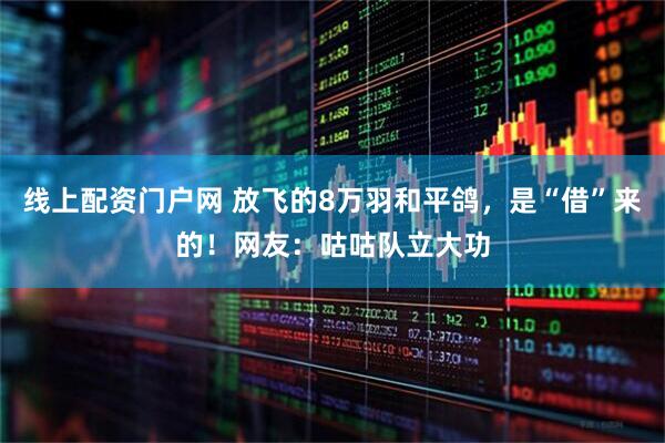 线上配资门户网 放飞的8万羽和平鸽，是“借”来的！网友：咕咕队立大功